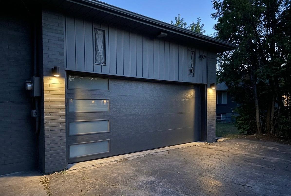 Modern residential garage door installed by Doorfect in the Greater Toronto Area